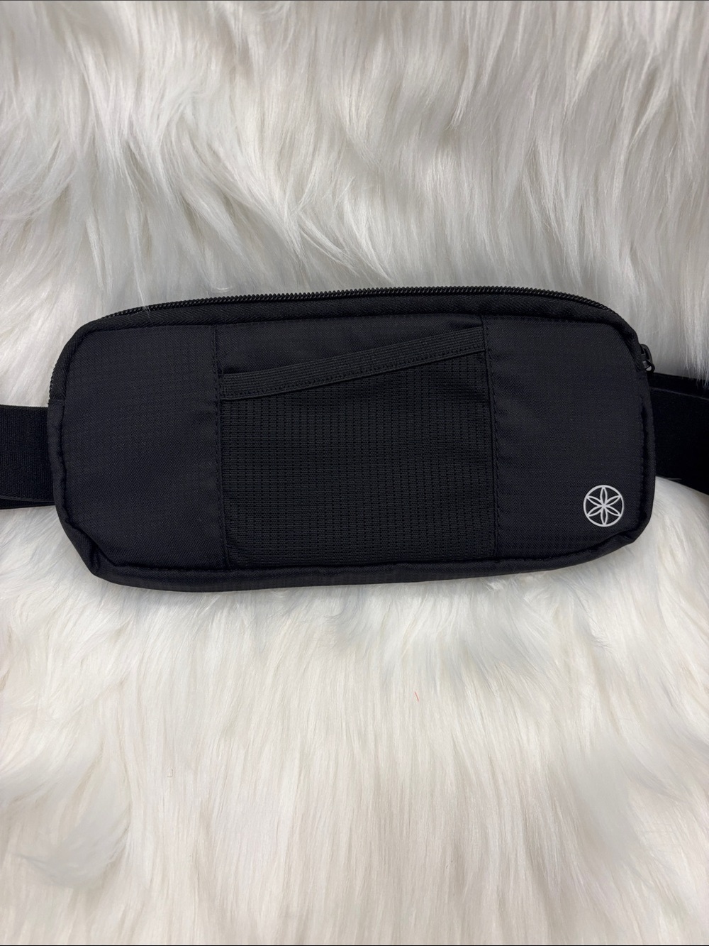NEW GAIAM running cycling yoga waist Fanny belt bag adjustable black